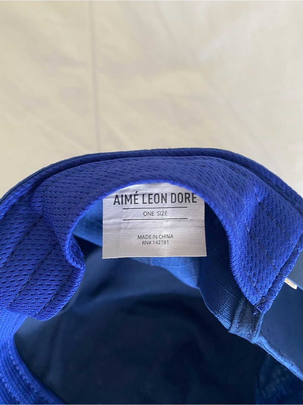 Aime Leon Dore Unisphere Hat In Royal Blue. - Picture 5 of 7